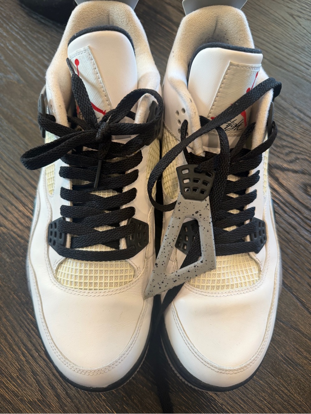 Jordan 4 Retro OG Mid White Cement - Size 11 - Picture 4 of 12